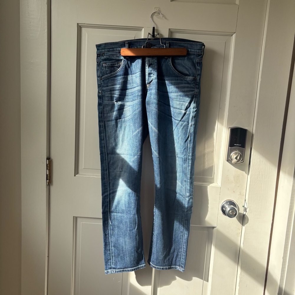 (3/$25) Citizens Of Humanity Slim Boyfriend Straight Leg Blue Jeans Size 29